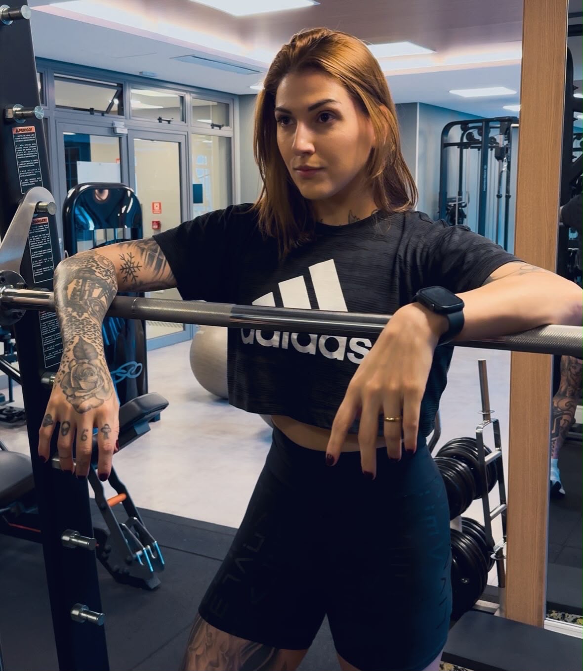 Bruna Sesto na academia
